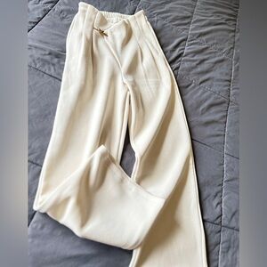 NEW Chic Off White Wide-Leg Pants